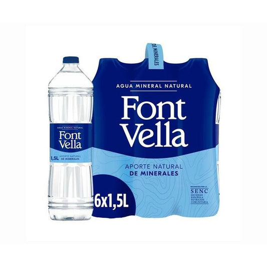 FONT-VELLA AGUA PLASTICO 6x1,5 LTR.