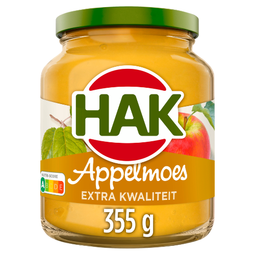Hak appelmoes extra 355 gr.