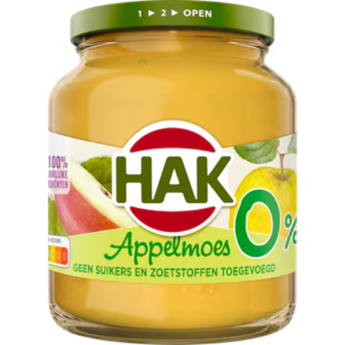 Hak appelmoes light extra 350 gr.