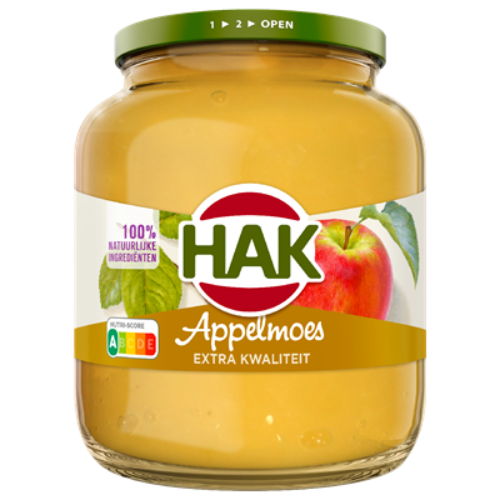 Hak appelmoes pot 700 gr.