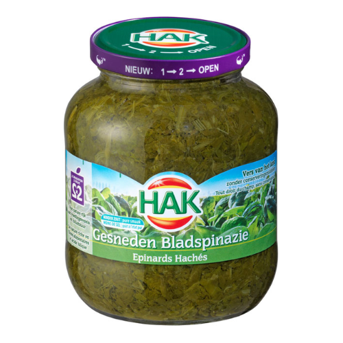 Hak bladspinazie gesneden 630 gr.