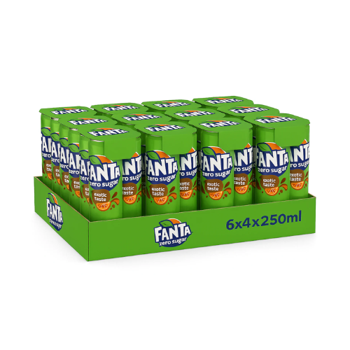 Fanta exotic zero 24x25 cl