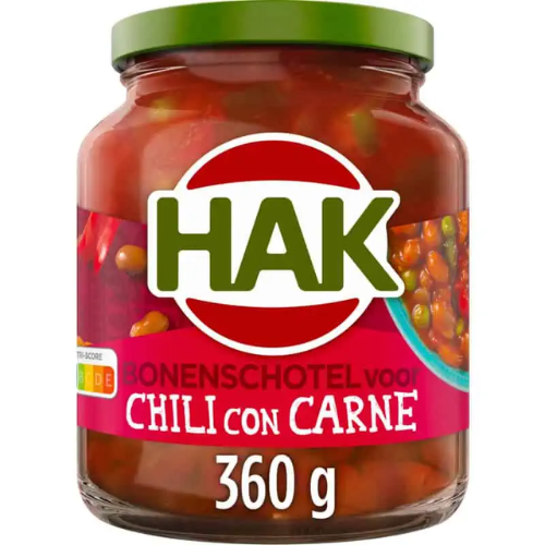 Hak bonenschotel chili con carne 360 gr