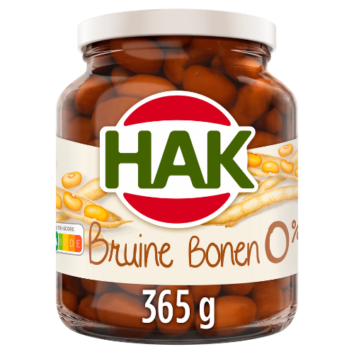 Hak bruine bonen 0% 365 gr