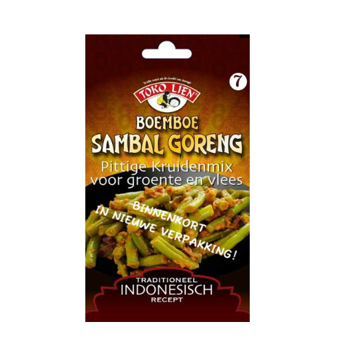 Toko lien boemboe sambal goreng 100 gr.