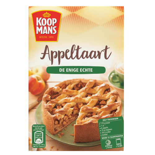 Koopmans mix voor appeltaart 440 gr.