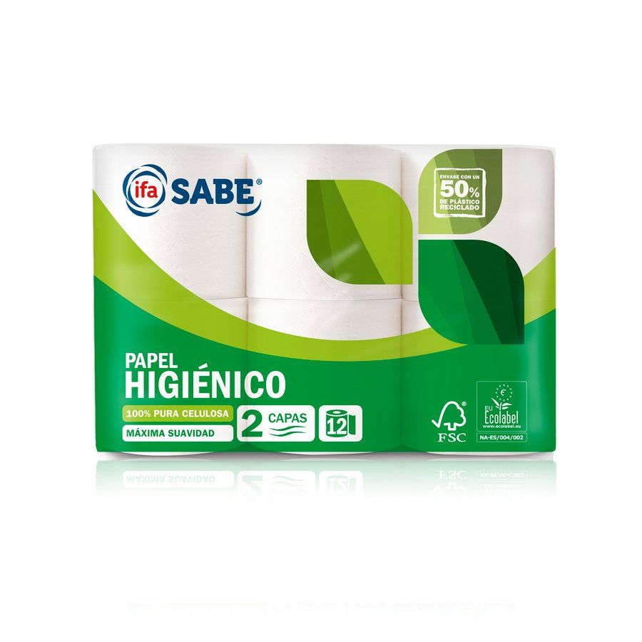IFA-SABE PAPEL HIG. 2 CAPAS 9x12 ROLLOS