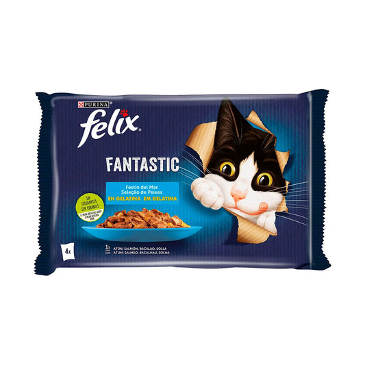 FELIX GATOS FESTÍN MAR 4x85 GR.