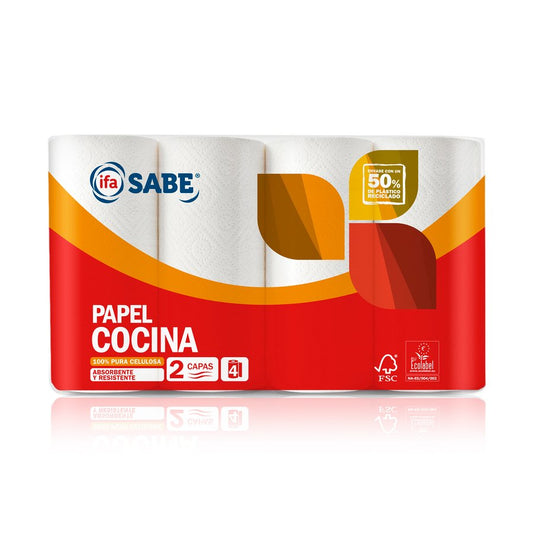 IFA-SABE PAPEL COCINA BLANCO 2C. 4 R.