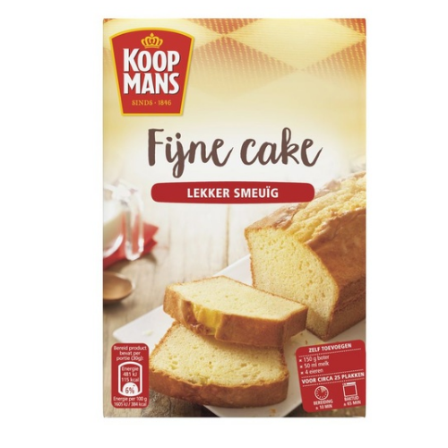 Koopmans mix voor fijne cake 400 gr.