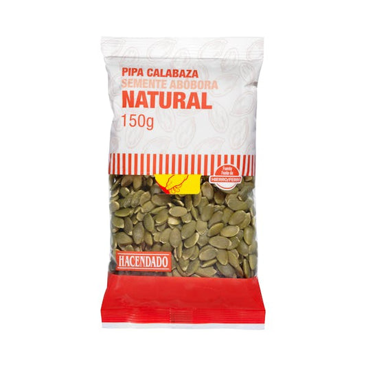 HD PIPAS CALABAZA NATURAL 150 GR.