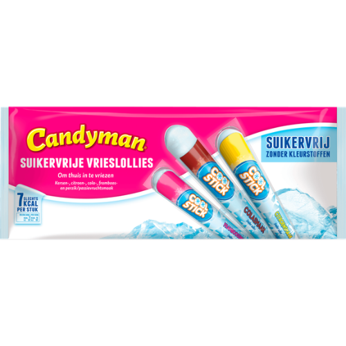 Candyman suikervrije vrieslolly's