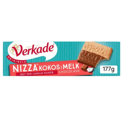 Verkade nizza kokos melk choco 177gr