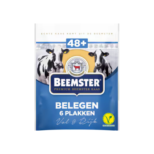 Beemster belegen 48+ 6 plakken 150 gr.
