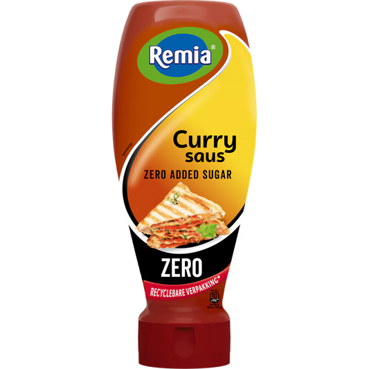 REMIA CURRY SAUS ZERO 500 ML.