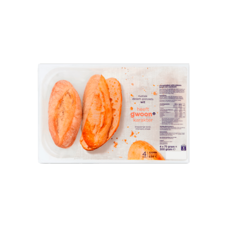 G'WOON PISTOLET WIT 4x75 GR.