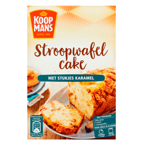 Koopmans mix voor stroopwafel cake 400 gr.