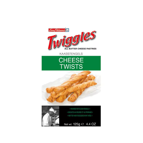 Euro patisserie twiggles kaasstengels 125 gr