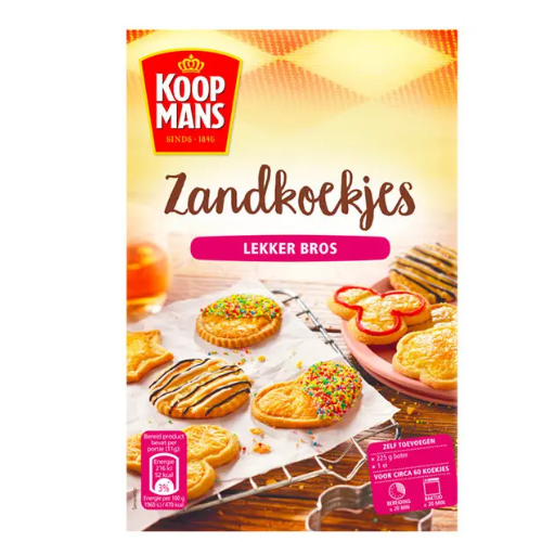 Koopmans mix voor zandkoekjes 400 gr.