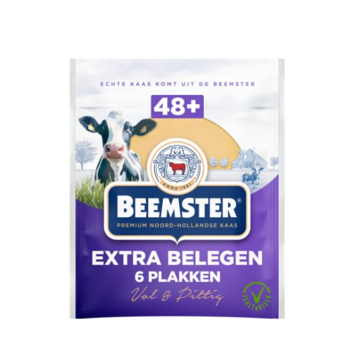 Beemster extra belegen 48+ plak 150 gr.