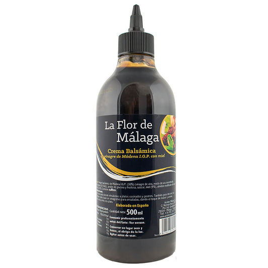 FLOR DE MÁLAGA RED. BALSÁMICO MIEL 500 GR.