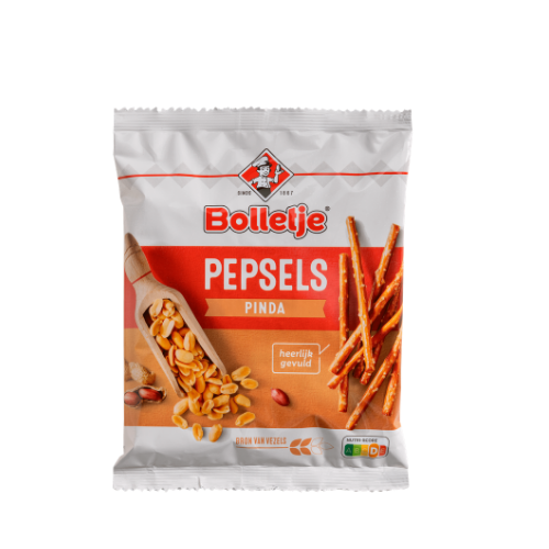 Bolletje pepsels pinda 115 gr.