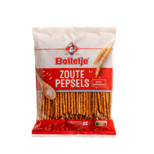 Bolletje pepsels zout 180 gr.