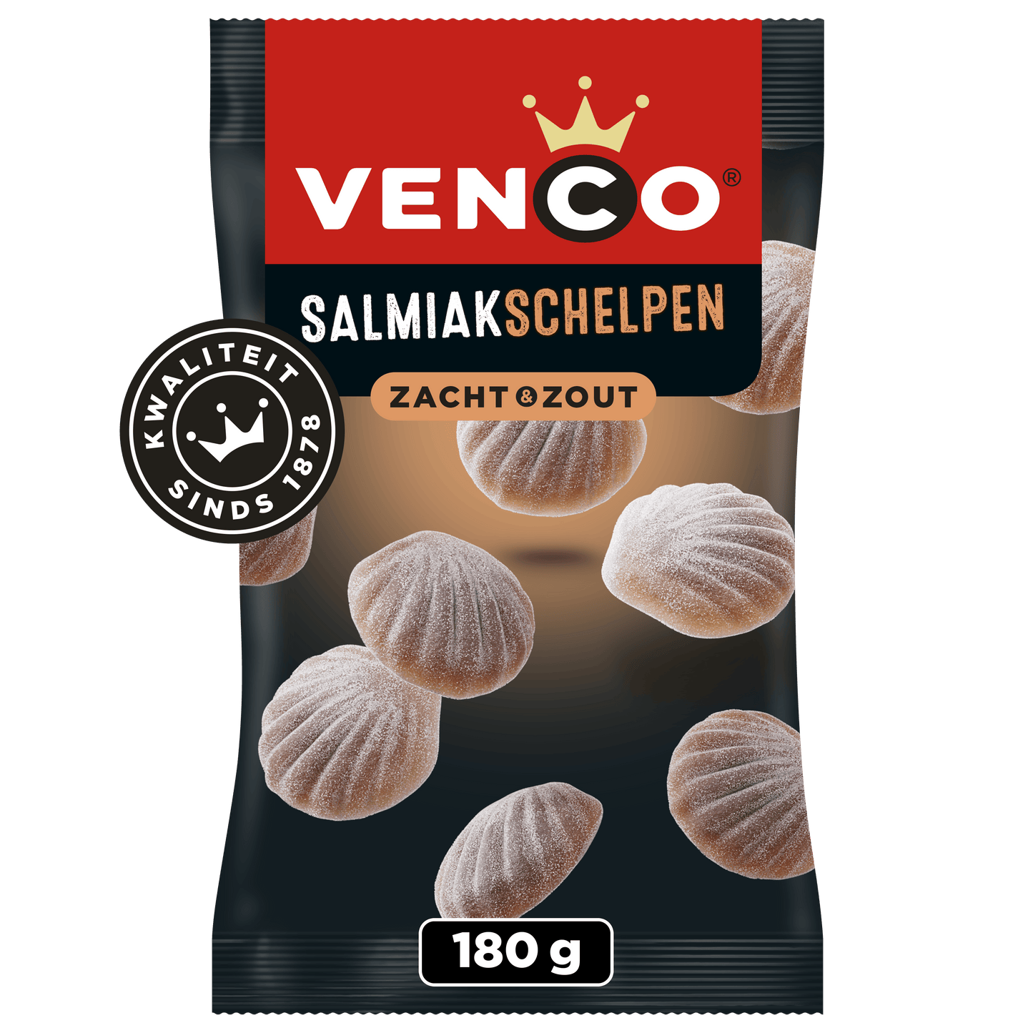 VENCO SALMIAKSCHELPEN ZACHT EN ZOUT ZAK