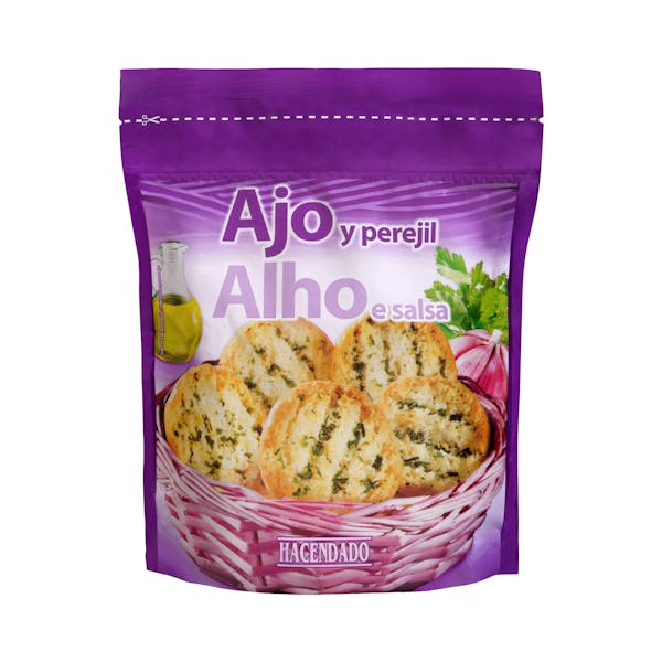 HD PAN TOSTADO CON AJO Y PEREJIL 170 GR.