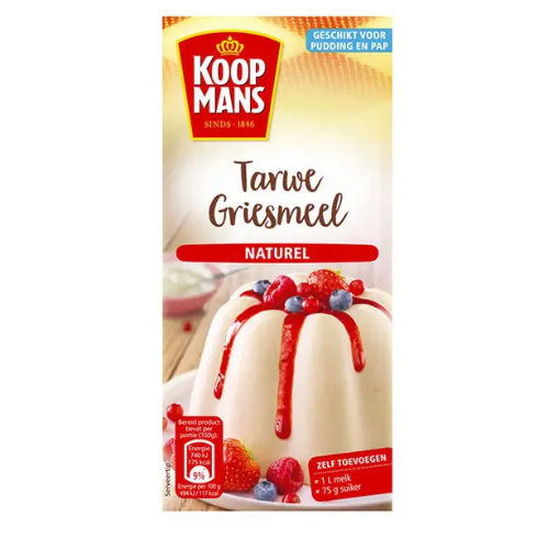 Koopmans tarwegriesmeel naturel 500 gr.