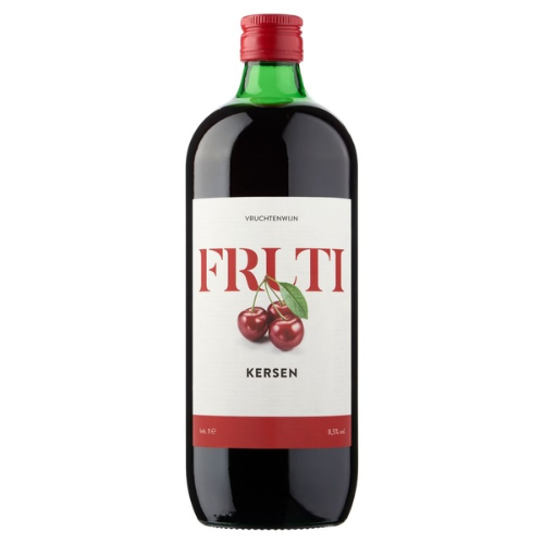 Friti kersen wijn 8,5% vol. 1 ltr.