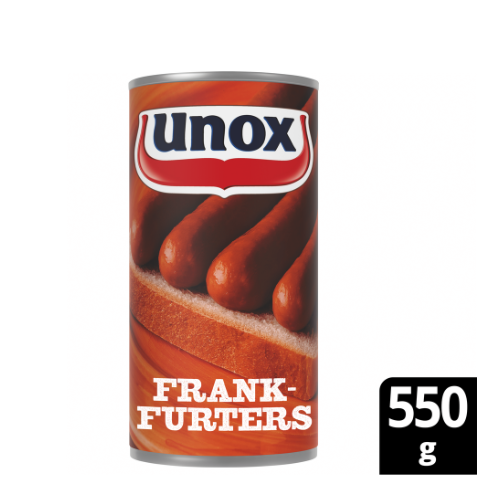 Unox frankfurter 550 gr.