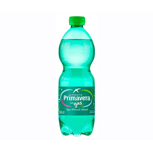 FUENTE PRIMAVERA AGUA C/GAS 50 CL.
