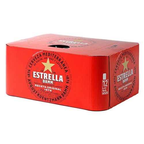 ESTRELLA DAMM LATA 12x33 CL.