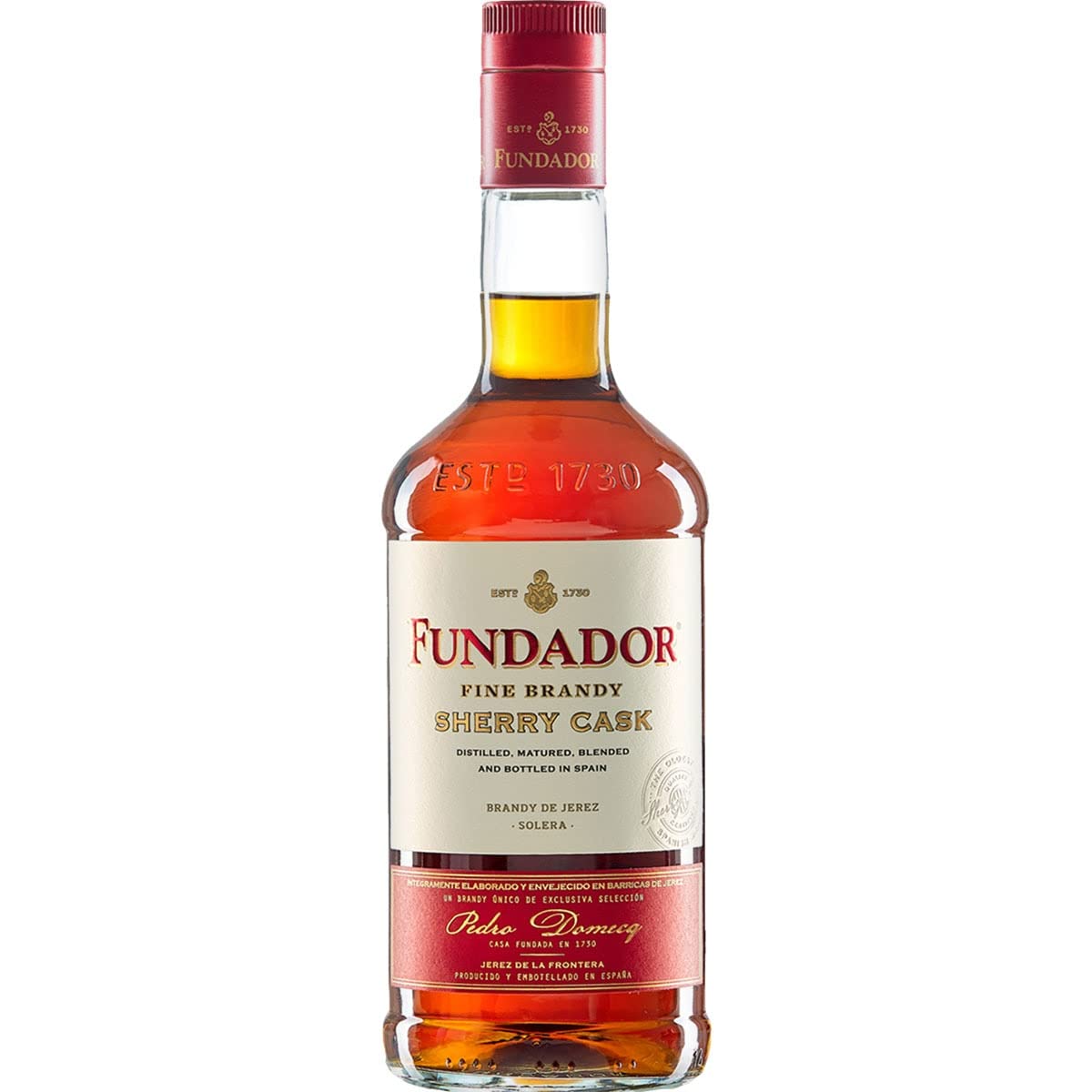 FUNDADOR BRANDY SHERRY CASK 70 CL.