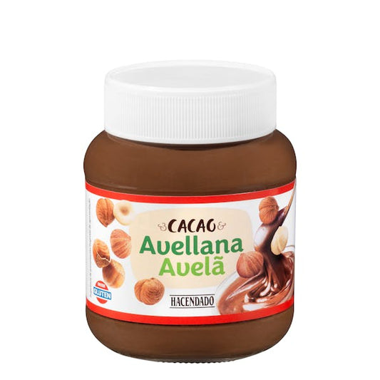 HD CREMA AVELLANAS Y CACAO 400 GR.