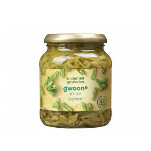 G'woon snijbonen gesneden 350 gr