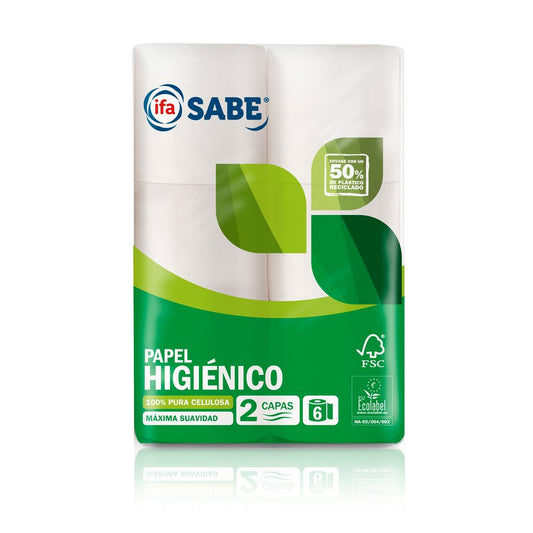 IFA-SABE PAPEL HIGIÉNICO 2C 6 ROLLOS