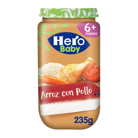 HERO BABY ARROZ POLLO 6 M. 235 GR.