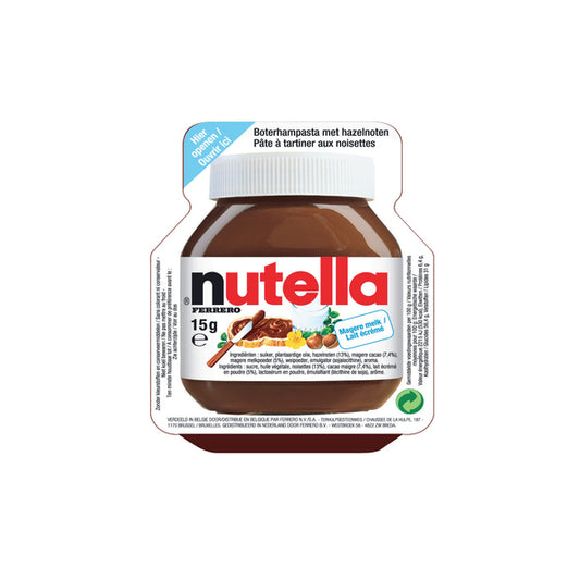 NUTELLA HAZELNOOTPASTA 15 GR.