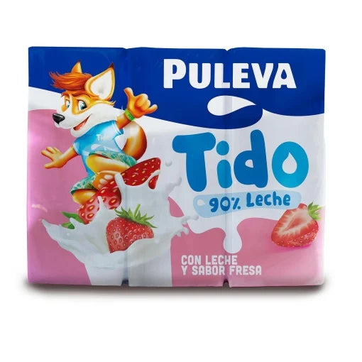 PULEVA BATIDO FRESA BRIK 5x6x200 ML.