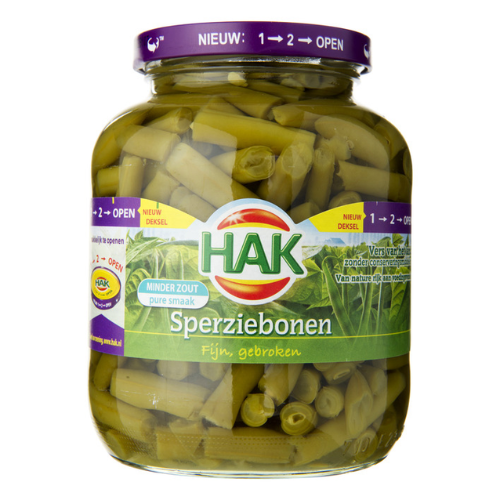Hak sperziebonen fijn gebroken 675 gr.