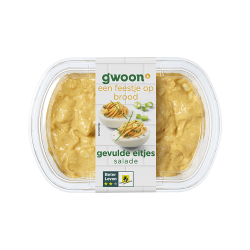 G'woon gevulde eitjes salade 175 gr.