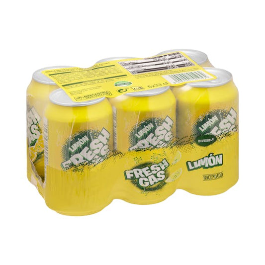 HD FRESH GAS LIMA LIMÓN LATA 6x33 CL.