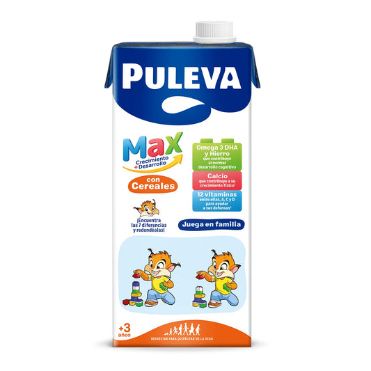 PULEVA LECHE MAX EN./CR. CEREAL 6x1 LTR.