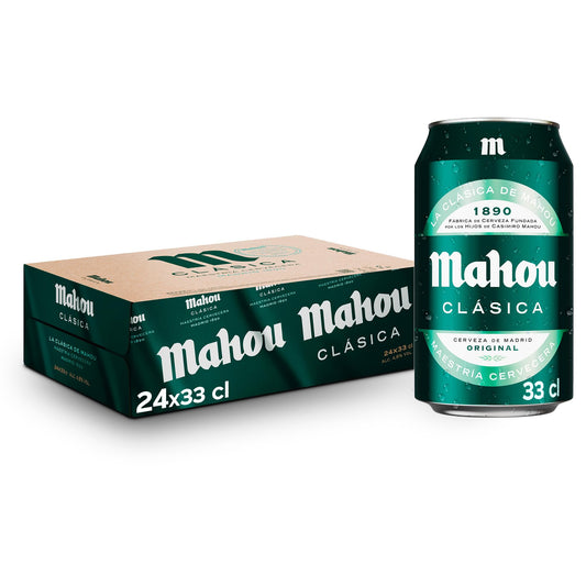 MAHOU CLÁSICA LATA 24x33 CL.