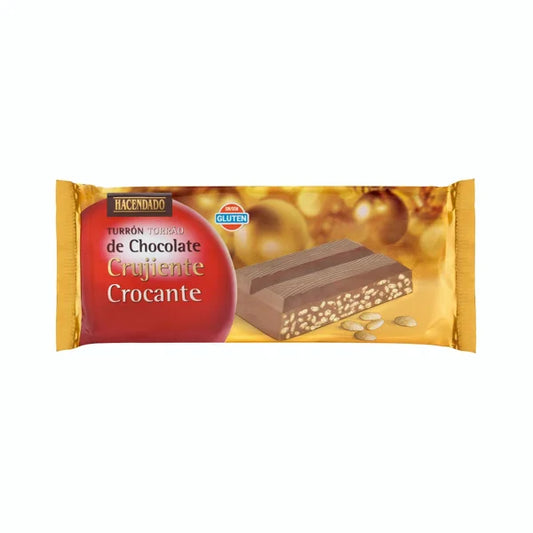 HD TURRÓN DE CHOCOLATE CRUJIENTE 250 GR.