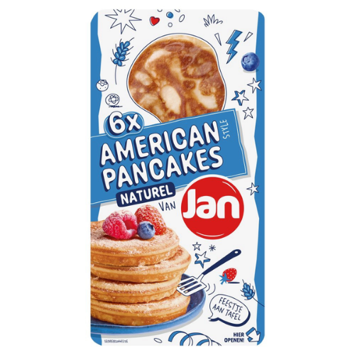 Jan american pancakes naturel 6 st.