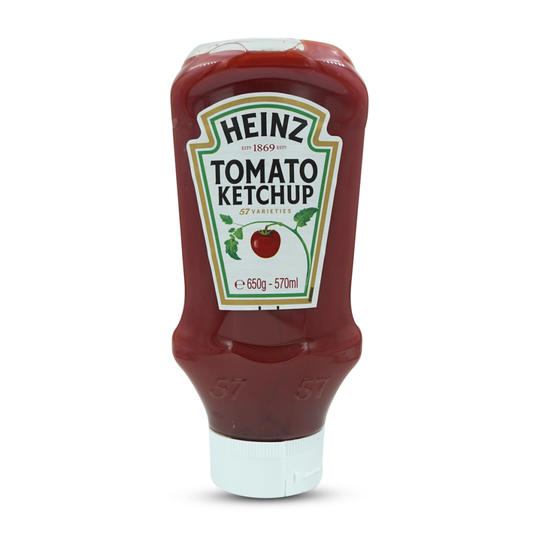 HEINZ KETCHUP TOP DOWN PET. 570 GR.