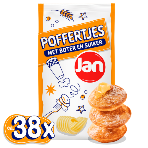 Jan poffertjes 38 stuks 335 gr.